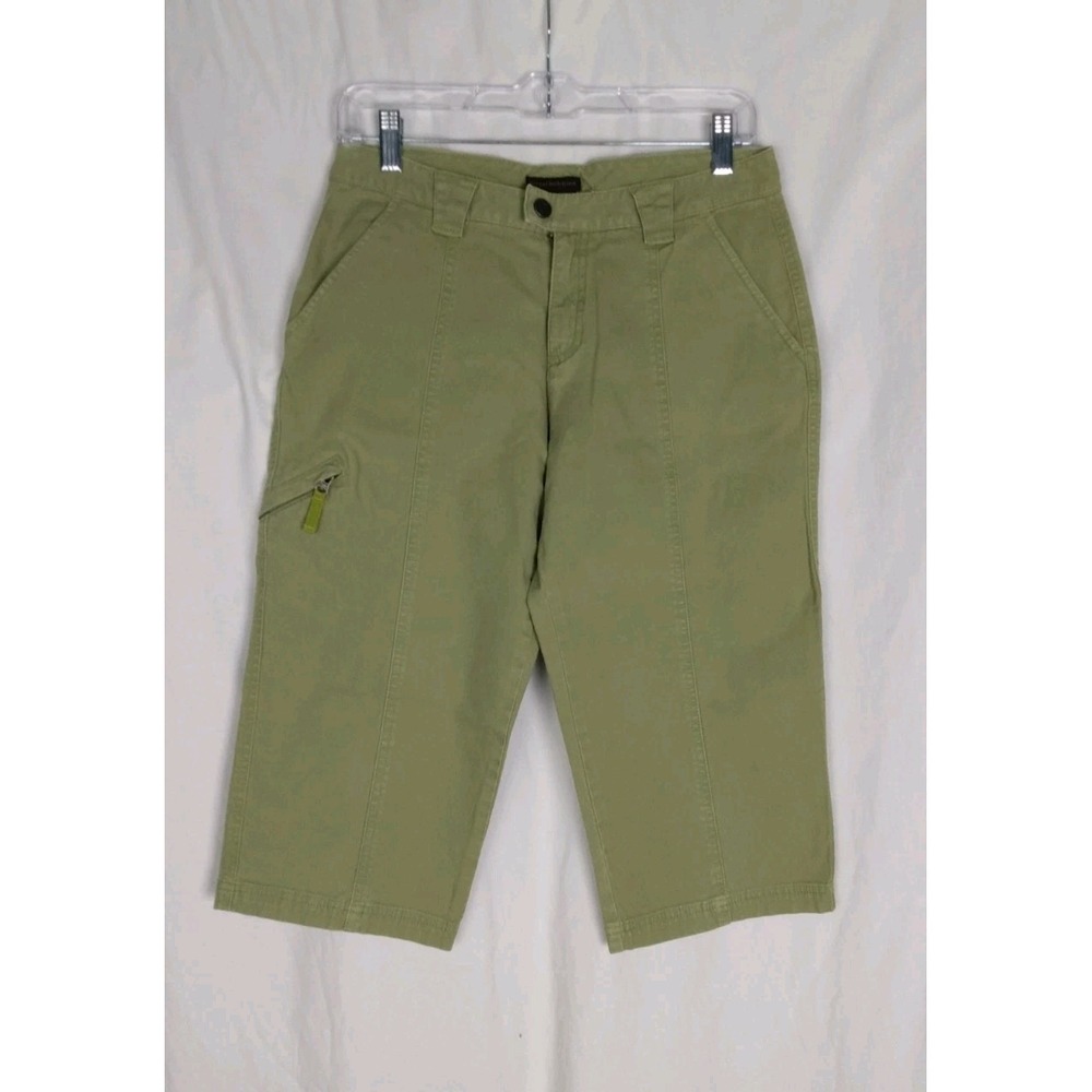 Royal Robbins Women's Green Capri Hiking Pants Outdoor Size 4
